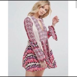Free people Tegan dress in pink